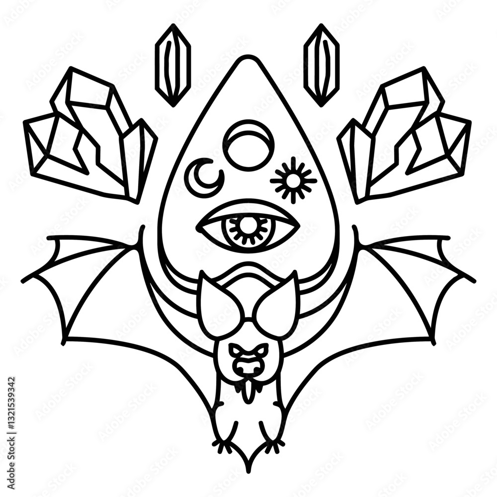 Obraz premium dark spell clipboard.