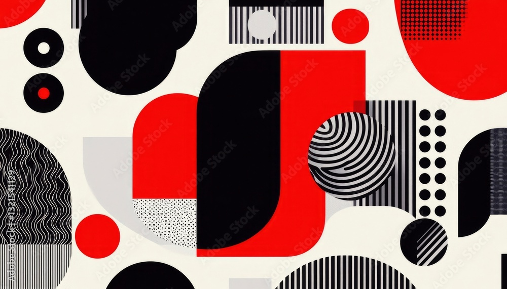 custom made wallpaper toronto digitalAbstract geometric shapes pattern