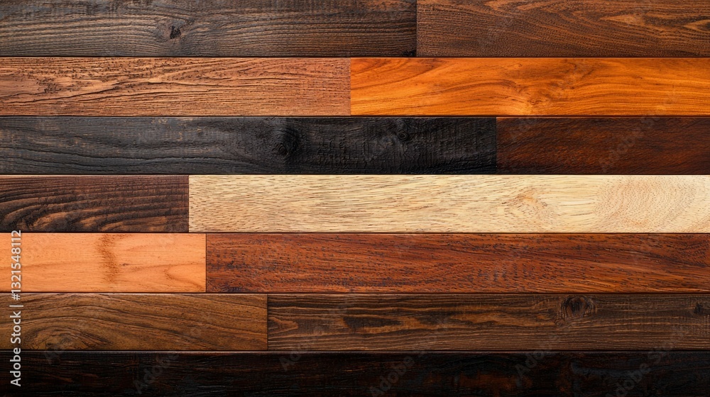 Naklejka premium Wood plank flooring sample