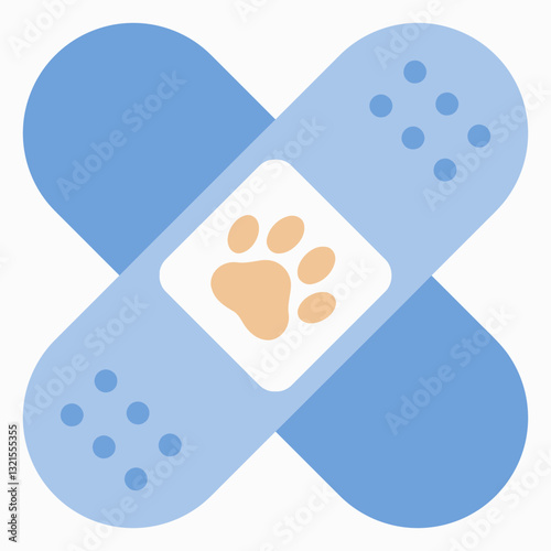 veterinarian sticking plaster icon.