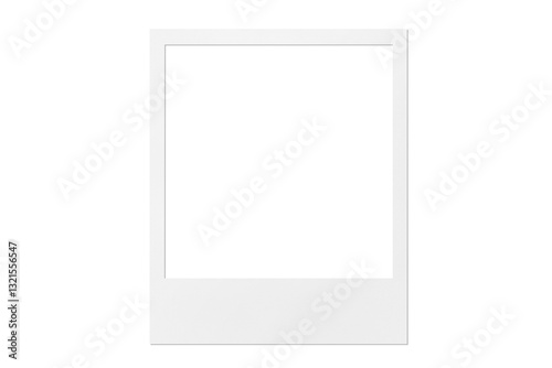 photo card made of paper like a polaroid card on the png backgrounds