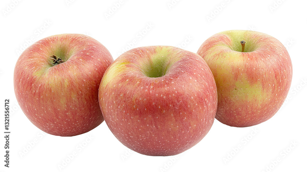 Vibrant red apples displayed on a white surface fruit photography kitchen close-up fresh produce