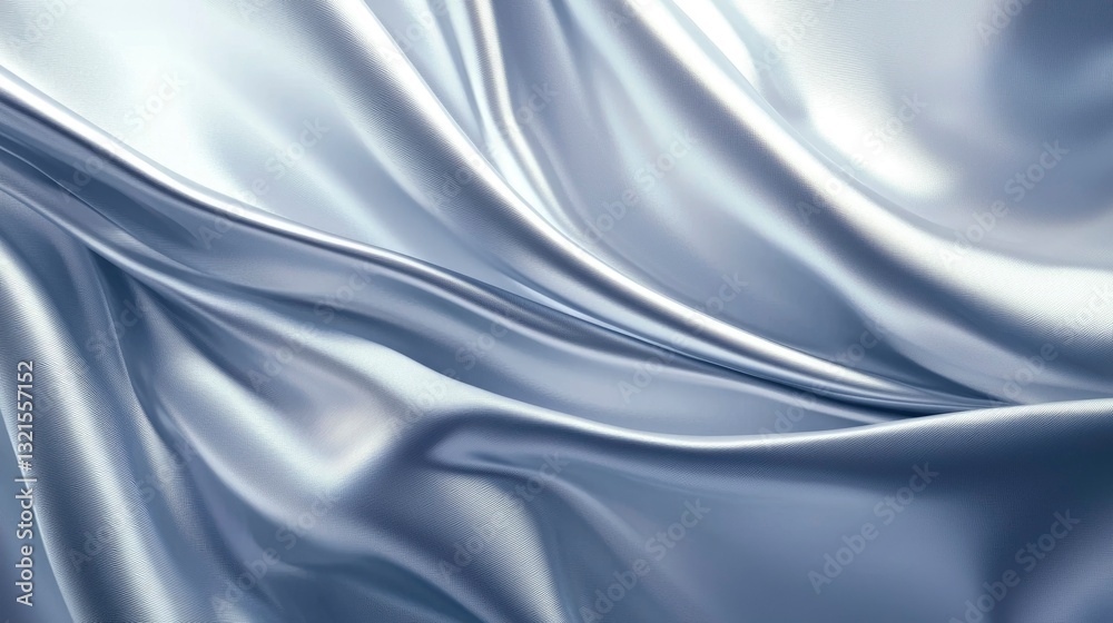 Naklejka premium Smooth, draped fabric