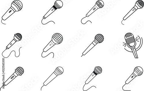 Various Microphone Types Dynamic, Condenser, Wireless, and Wired Microphones