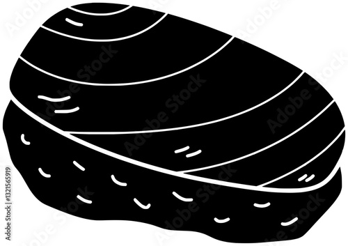 salmon illustration seafood silhouette fish logo food icon restaurant outline sushi japanese seaweed rice traditional japan asian gourmet nori shape chopsticks vector graphic background