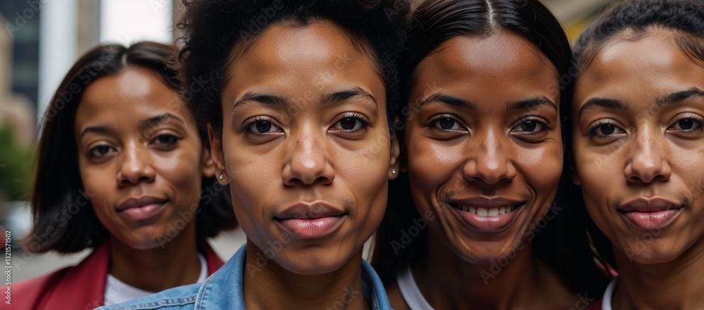 A portrait symbolizing unity amidst diversity showcasing people from various ethnicities living harmoniously together A portrait symbolizing unity amidst diversity showcasing people from various ethnicities living harmoniously together