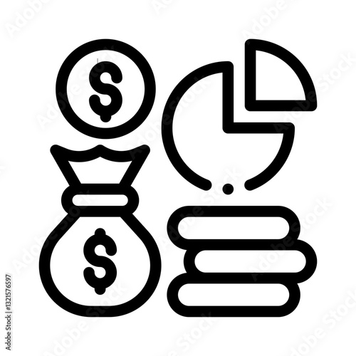 budgeting line icon