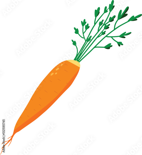 orange carrots with green tops
