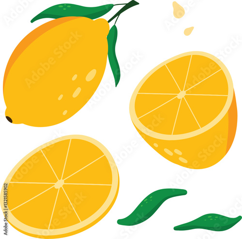 set limon yellow elements