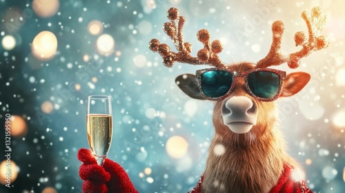 Festive Celebration Reindeer