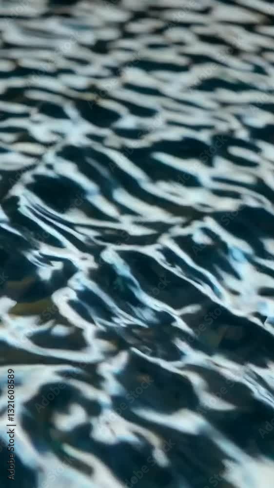 Mesmerizing rippling water surface under soft lighting at different angles Mesmerizing rippling water surface under soft lighting at different angles