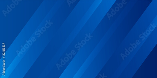 Abstract blue background with glowing geometric lines. Modern blue gradient square shape design. Futuristic technology concept. Suit for brochure,
