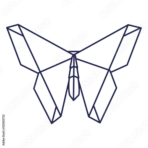 origami moth stroke moth