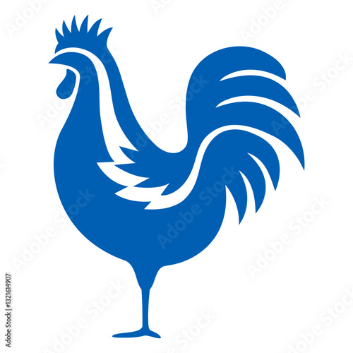 french rooster bastille cut out.