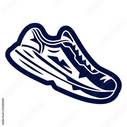 marathon simple sport shoe.eps