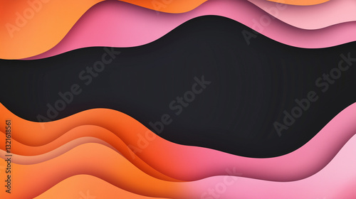 Elegant abstract vector background design with layered colors and smooth flowing shapes for presentations or creative projects