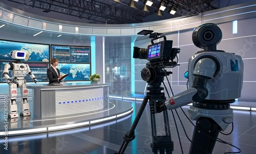 Robotic News Production Studio