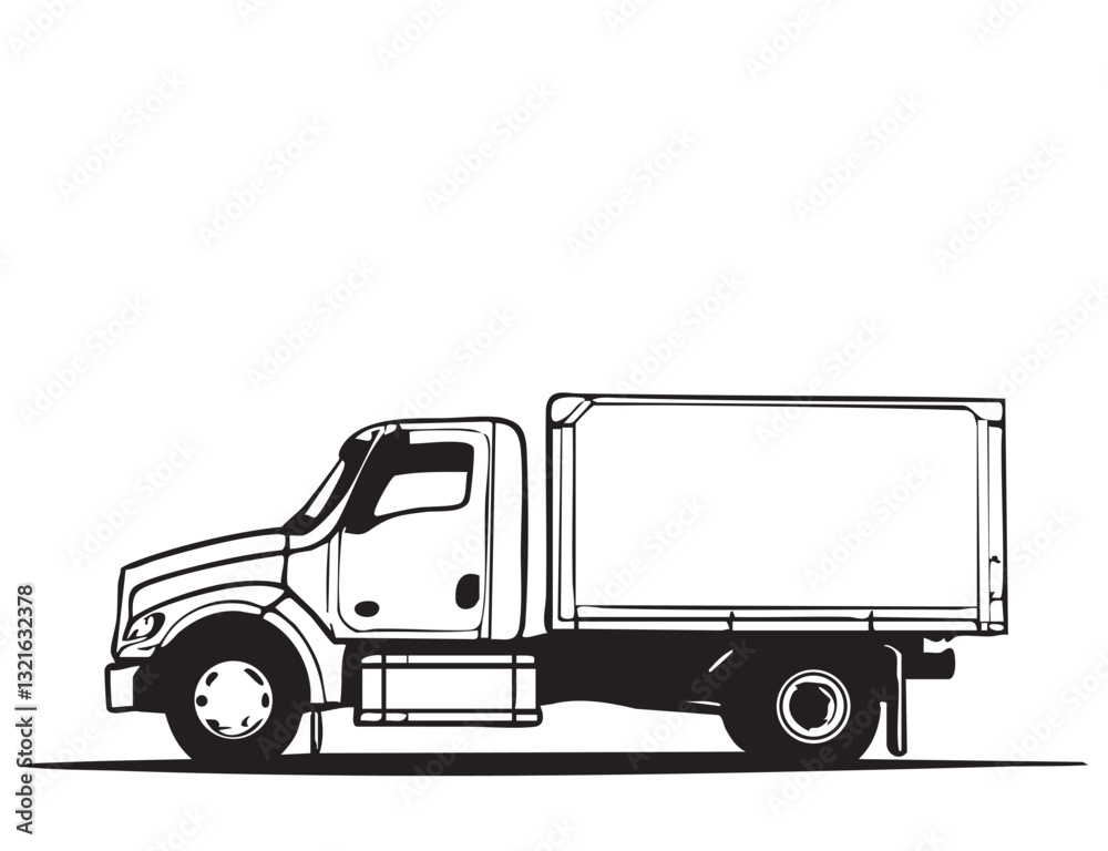 Fototapeta premium Trucking Logo Logistic Company Logo. Premium Vector Truck Logo Vector