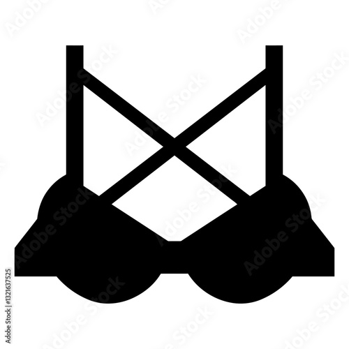 crossback push up bra flat.eps