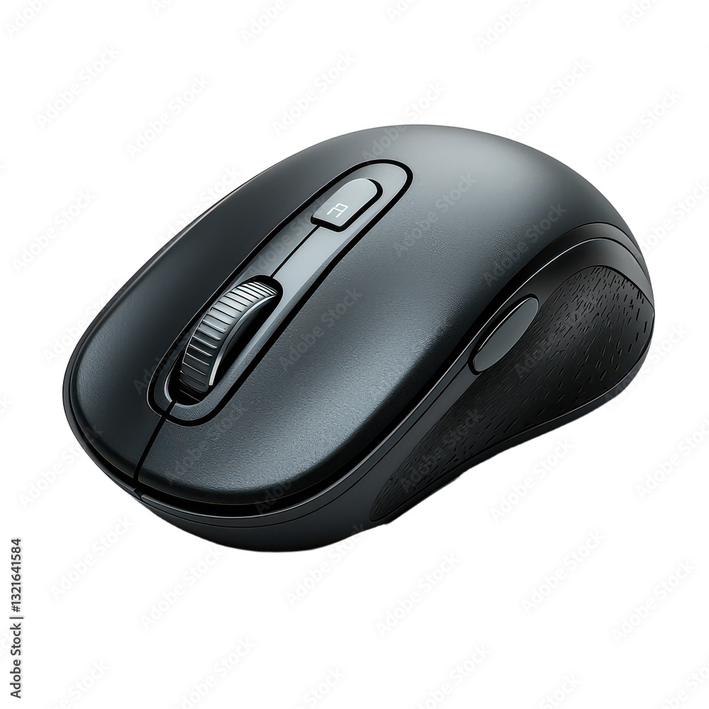 Wireless Mouse Isolated on Transparent Background, PNG Wireless Mouse Isolated on Transparent Background, PNG