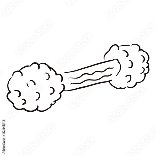 pet chew toy doodle.eps
