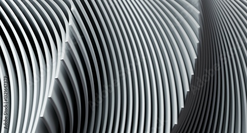 Wallpaper Mural Abstract, layered,  geometric,  wave pattern Torontodigital.ca