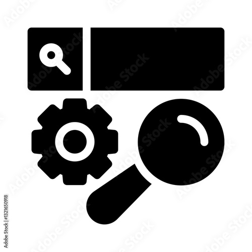 SEO glyph icon