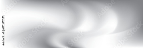 Abstract white and gray gradient background. Vector illustration.