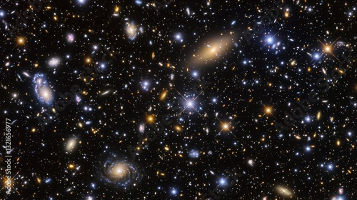 Galactic Tapestry Above Earth