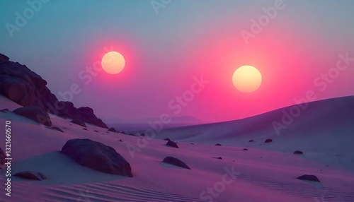 Neon Circles in Imaginative Worlds: The Art of the Future