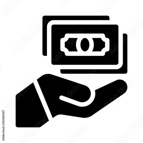 salary glyph icon