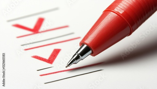 White Paper With Check Boxes: A Practical Tool For Organization And Task Management, Perfect For Keeping Track Of Tasks And Goals. photo