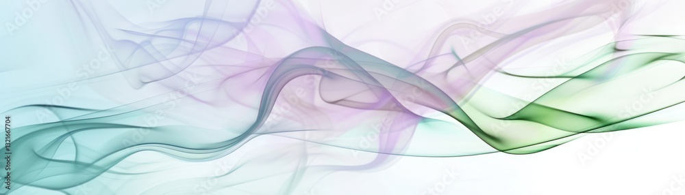 Fototapeta premium Abstract soft thin pastel background with smoke and wavy elements Abstract background gradient.