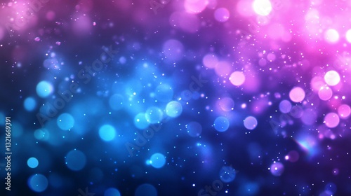 Abstract Cosmic Blue and Purple Motion Blurred Background for Creative Designs