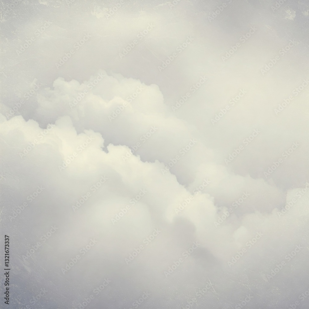 Foggy cloud grunge texture with soft blurs and distressed overlays Foggy cloud grunge texture with soft blurs and distressed overlays