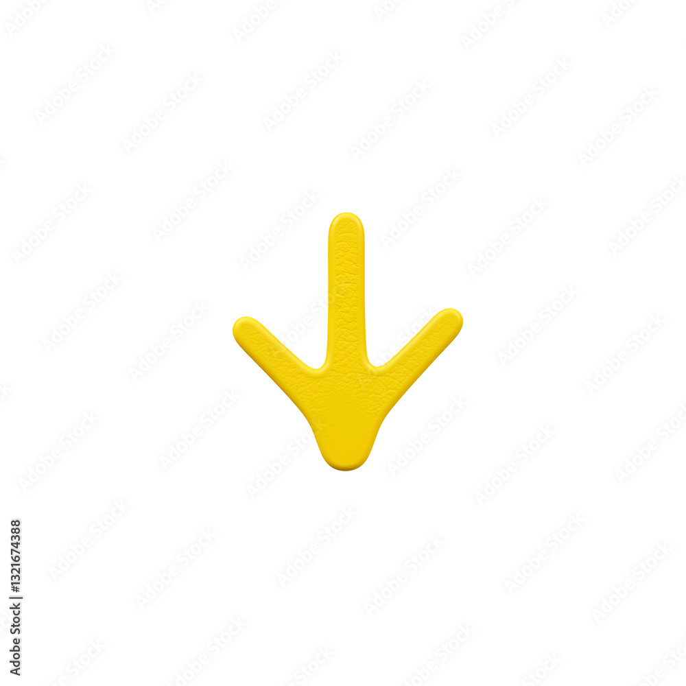 Obraz premium Single Bird Footprint Icon