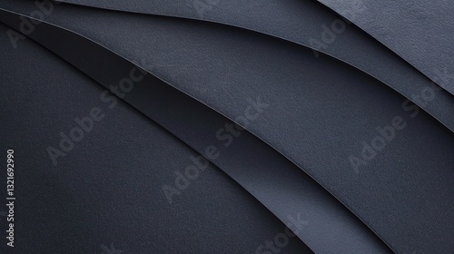Black atmospheric background, black geometric background, black background, suitable for technology image design background, is an ideal choice for technology image design