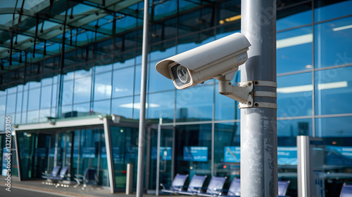 Security Camera, CCTV on location, airport