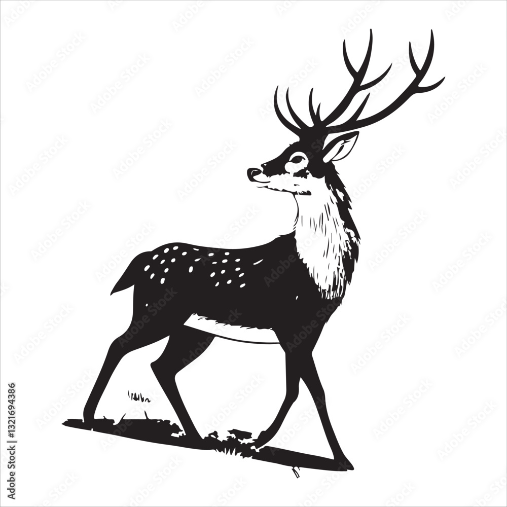 Obraz premium Deer Vector 