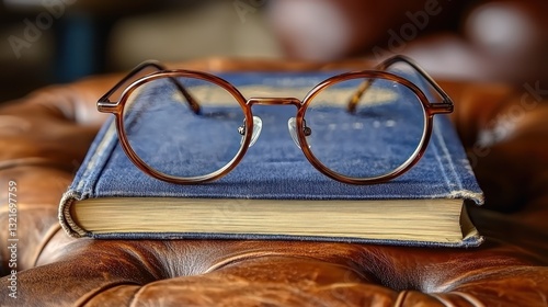 Spectacles on a Vintage Book: A Still Life of Reading