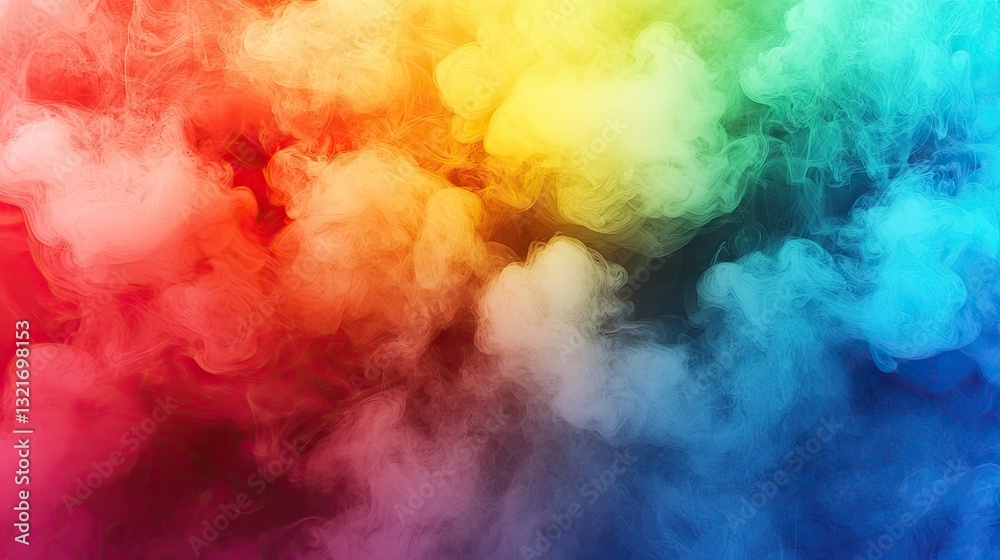 Rainbow smoke swirls, abstract background, vibrant colors, design element (2) Rainbow smoke swirls, abstract background, vibrant colors, design element (2)