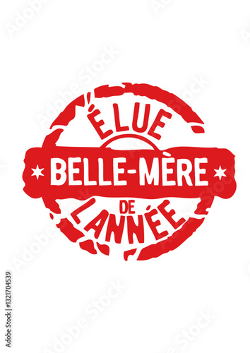Belle mere elue annee meilleurs tampon