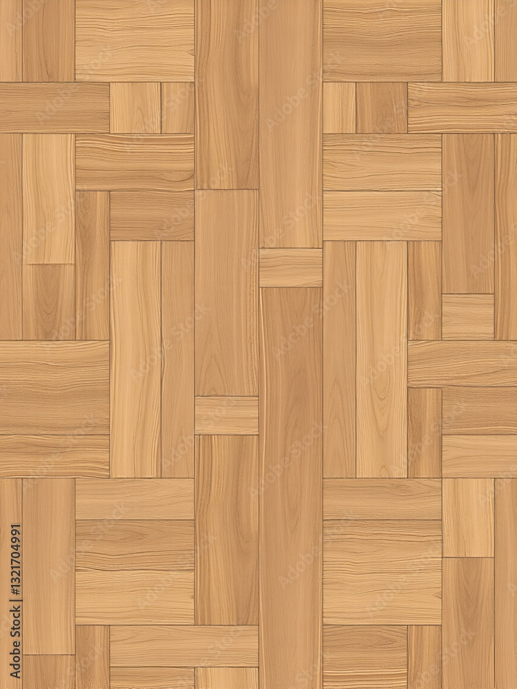 Naklejka premium square wooden floor pattern, seamless extensible in all directions