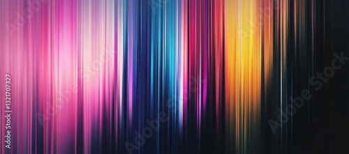Abstract vibrant multicolored vertical stripes background.