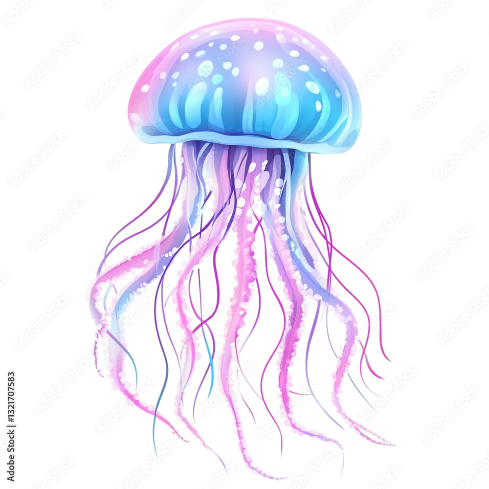 A mesmerizing neon jellyfish floats gracefully underwater its vibrant colors enchanting the viewer A mesmerizing neon jellyfish floats gracefully underwater its vibrant colors enchanting the viewer