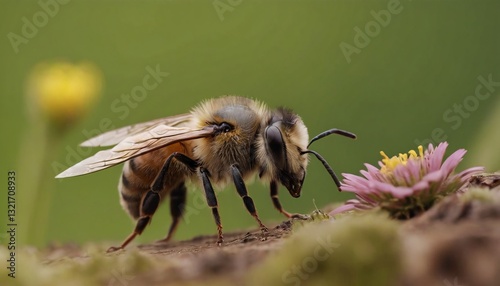 Ecological Macro Shots: Wild Pollinators and Bees in Natural Habitats