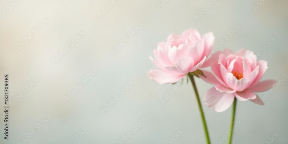 Delicate Pink Blooms on Soft Background A Gentle Floral Image Perfect for Spring or Wedding Invitations Delicate Pink Blooms on Soft Background A Gentle Floral Image Perfect for Spring or Wedding Invitations