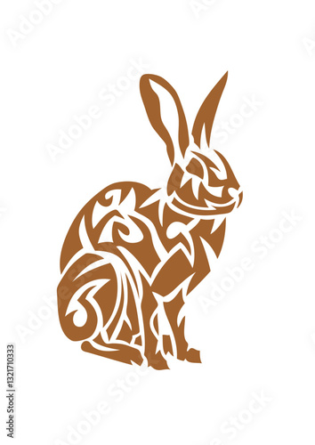 lapin lievre tribal
