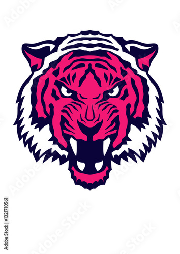Tigre tribal animal sauvage