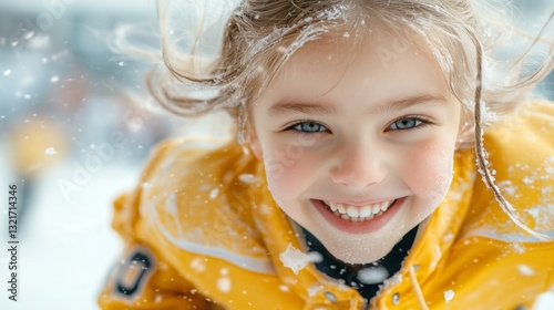 Young female hockey player, on the ice in uniform, close-up. Professional sports concept. photo